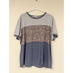 Boutique Short Sleeved Shirt Size XL with 2 Small Stains At The Top See Photos